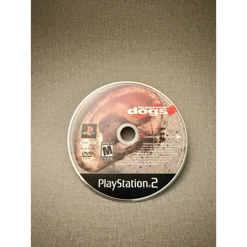 Reservoir Dogs PS2 PlayStation 2 Disc Only Game 2006